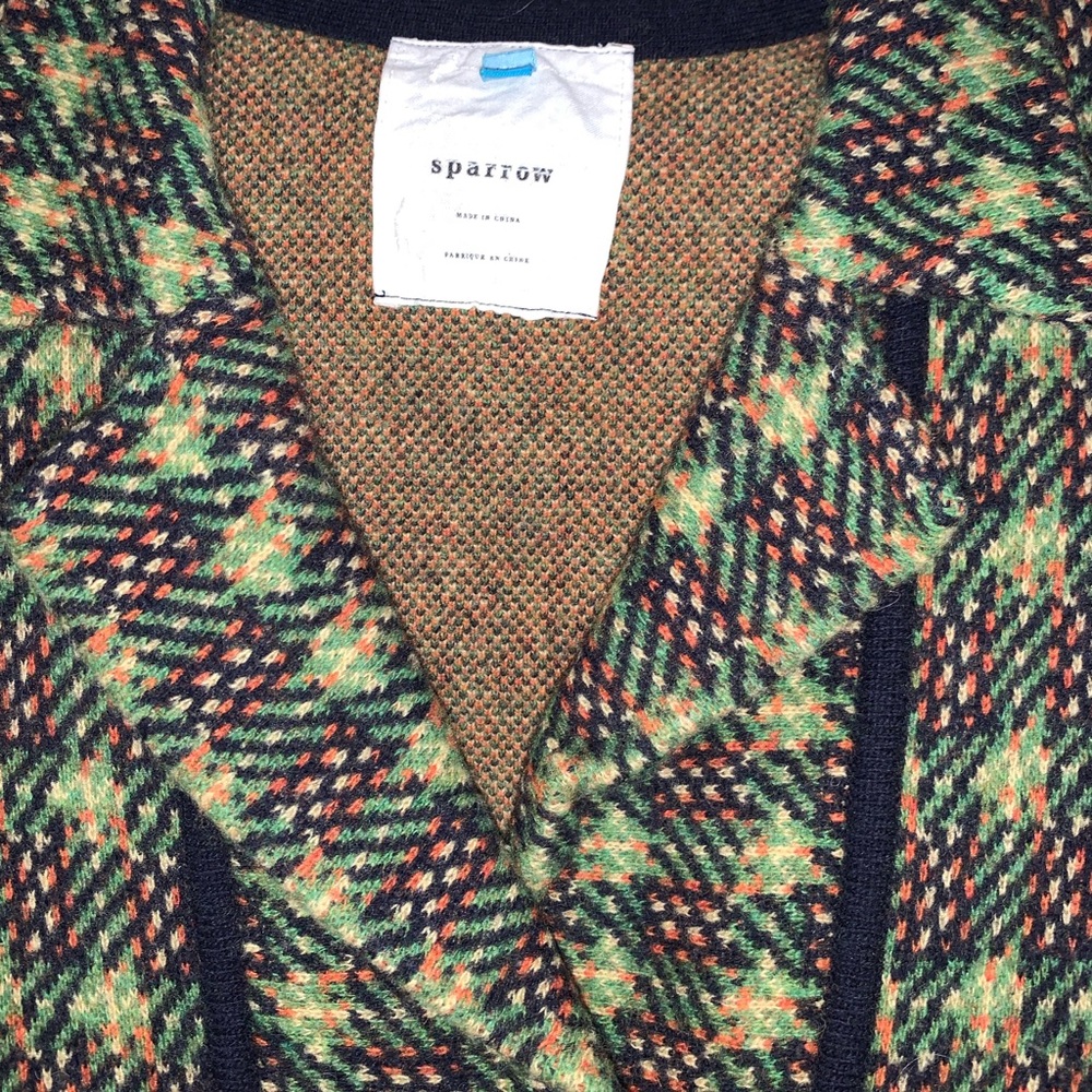 Anthropologie Sparrow Millbrook Jacquard Cardigan - Picture 7 of 16